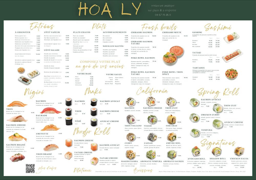 HOA LY - Menu Image 1